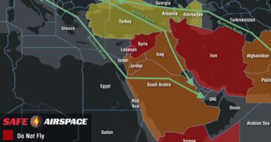 No zero-risk flight paths left over Middle East, aviation group warns