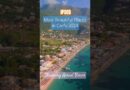 Corfu Best Beaches & Resorts 2024 – Ipsos 45 Second Aerial Video | Greece #shorts